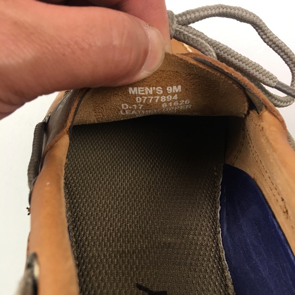 Sperry Top Sider Mens Boat Shoes Tan 9 D04 - Picture 6 of 6